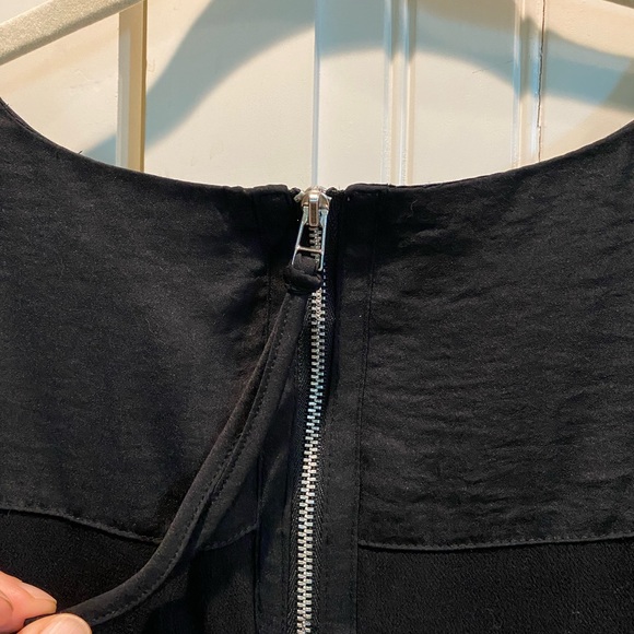 H&M Black Zip Back Knee-length Dress - 12 - Picture 10 of 10